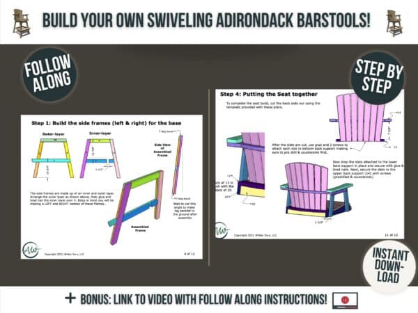 Adirondack Barstool Blueprints scaled