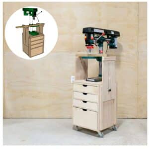 DIY Drill Press Stand Plans