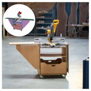 diy miter saw stand plans
