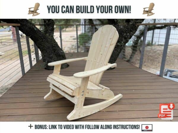 How to build a adirondack rocker