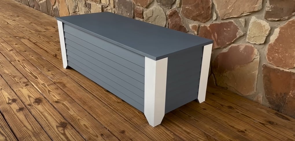 outdoor storage bench