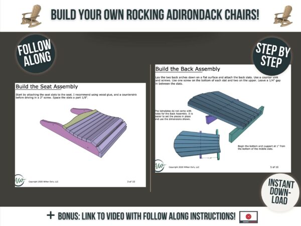 DIY Patio chair plans
