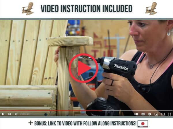 Wooden Adirondack DIY furniture 5 scaled